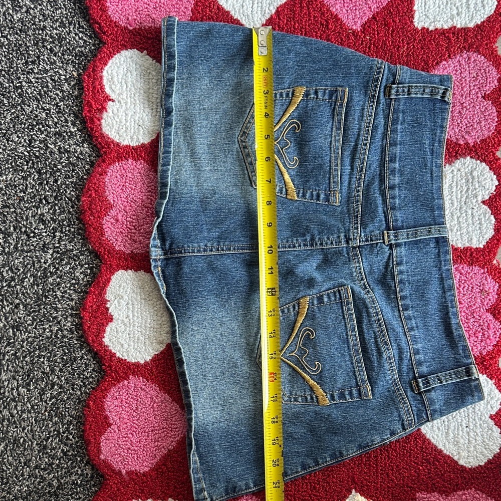 Classic Blue Denim Mini Skirt - Picture 5 of 6